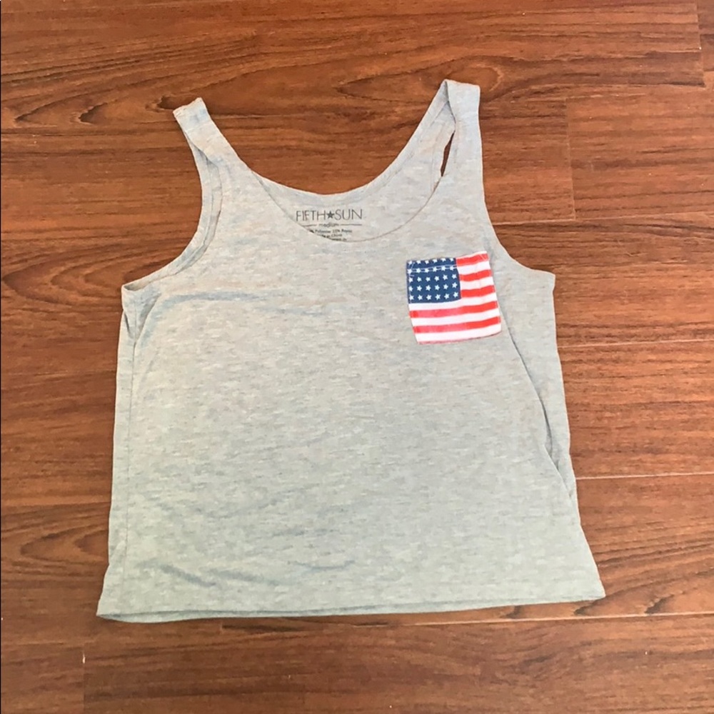 Fifth Sun American Flag tank Size M